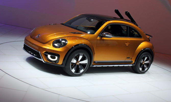 Volkswagen Dune concept: A dune buggy version of the popular VW Beetle.