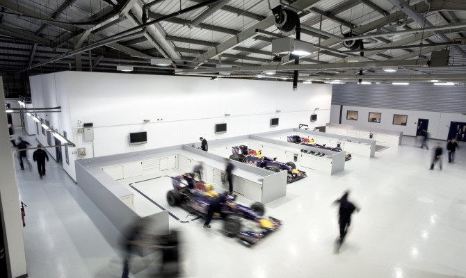 Red Bull F1 Racing Factory in England
